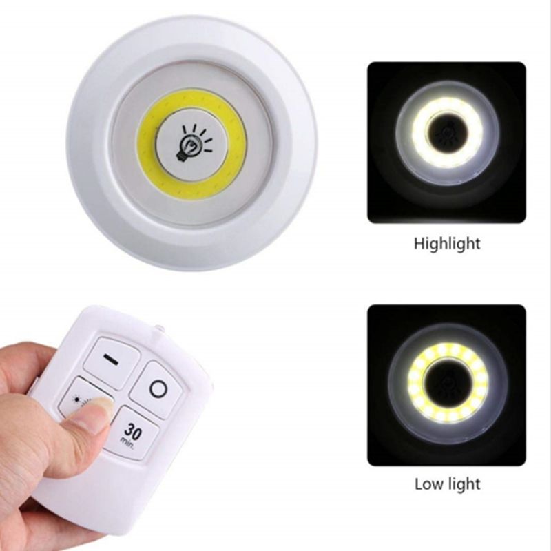 kit da 3 luci adesive con telecomando